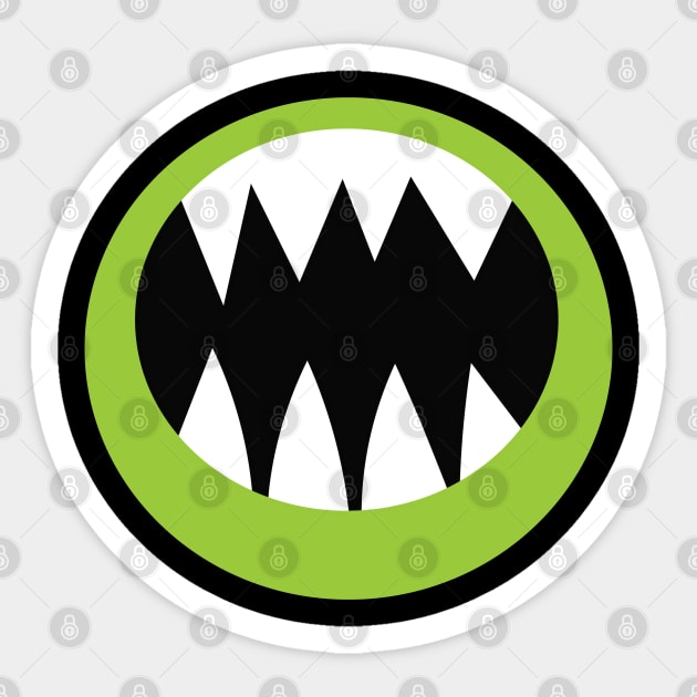 Halloween Scary Mouth Sticker by koolteas